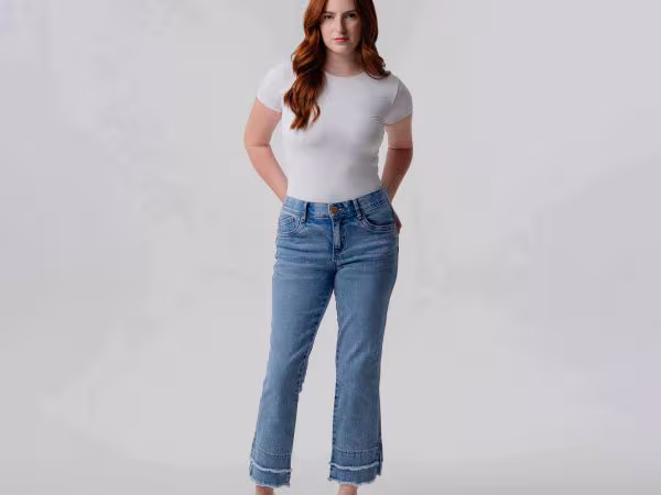 Jeans Orilla Deshilada