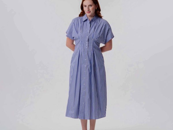 Vestido M/C Rayado
