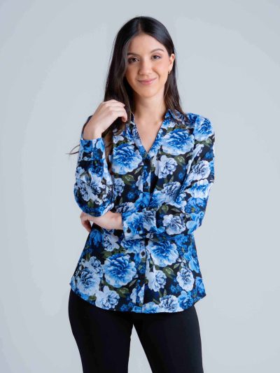 CAMISERA M/L FLORAL