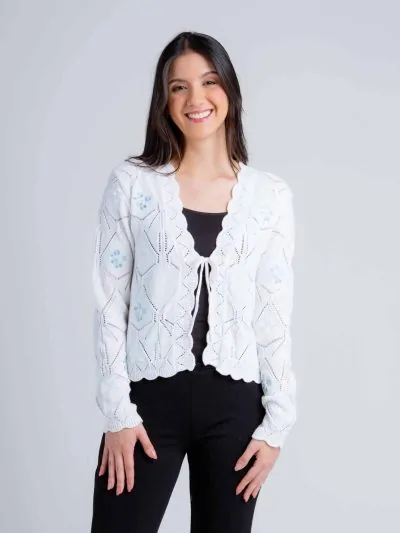SUETER CON  BORDADO