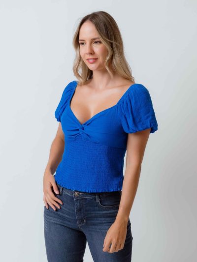 BLUSA M/C ORILLA ELASTICO
