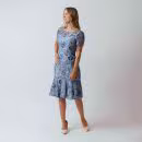 VESTIDO M/C ESTAMPADO BORDADO