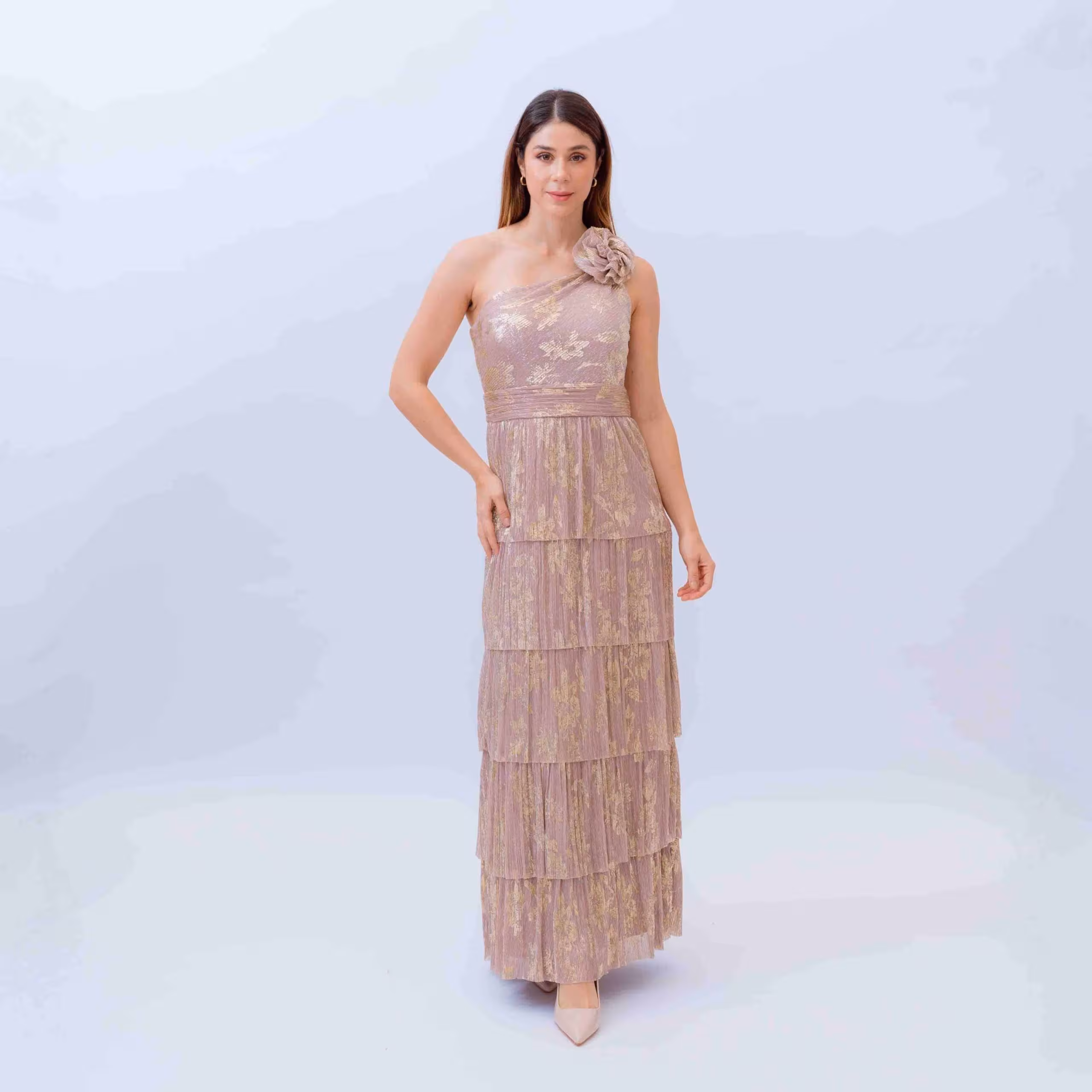 VESTIDO UN HOMBRO