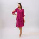 VESTIDO M/L C/HOJAL