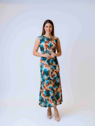 VESTIDO MIDI S/M ESTAMPADO