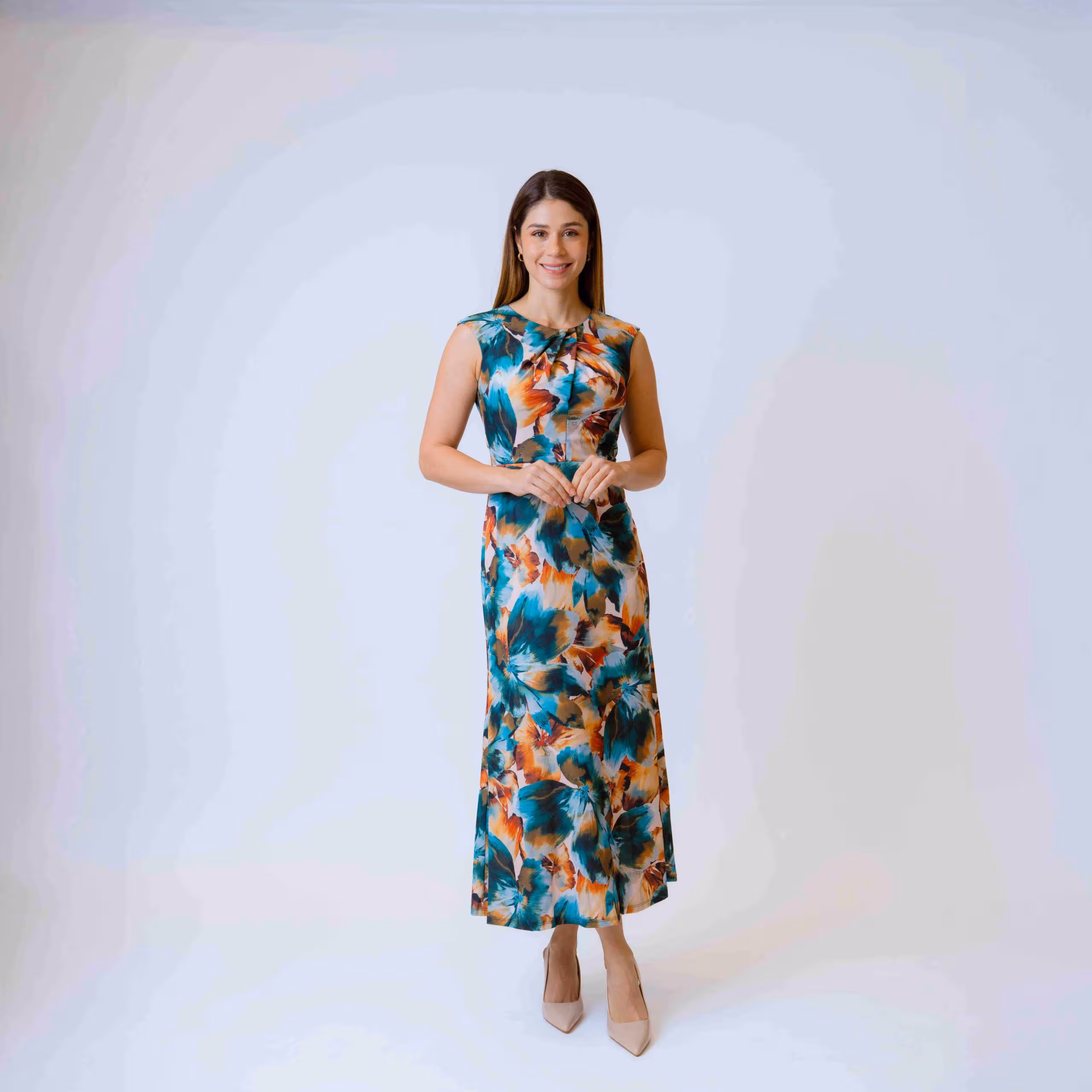 VESTIDO MIDI S/M ESTAMPADO