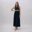 VESTIDO S/M CON BRILLANTES
