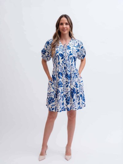 VESTIDO M/C ESTAMPADO