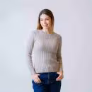 BLUSA M/L TEJIDA CUELLO REDONDO
