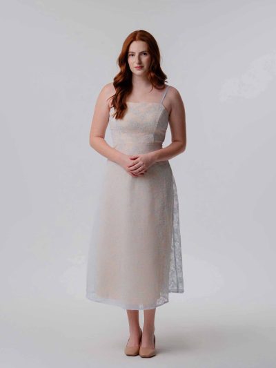 VESTIDO TIRANTRES BORDADO