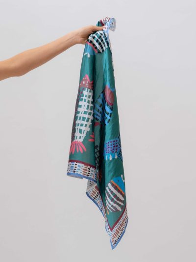 PAÑUELO ESTAMPADO MULTICOLOR
