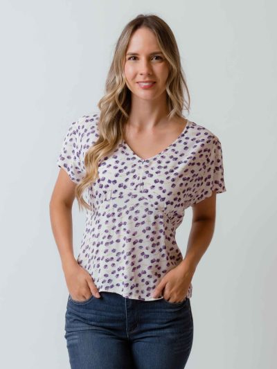 BLUSA M/C ESTAMPADA