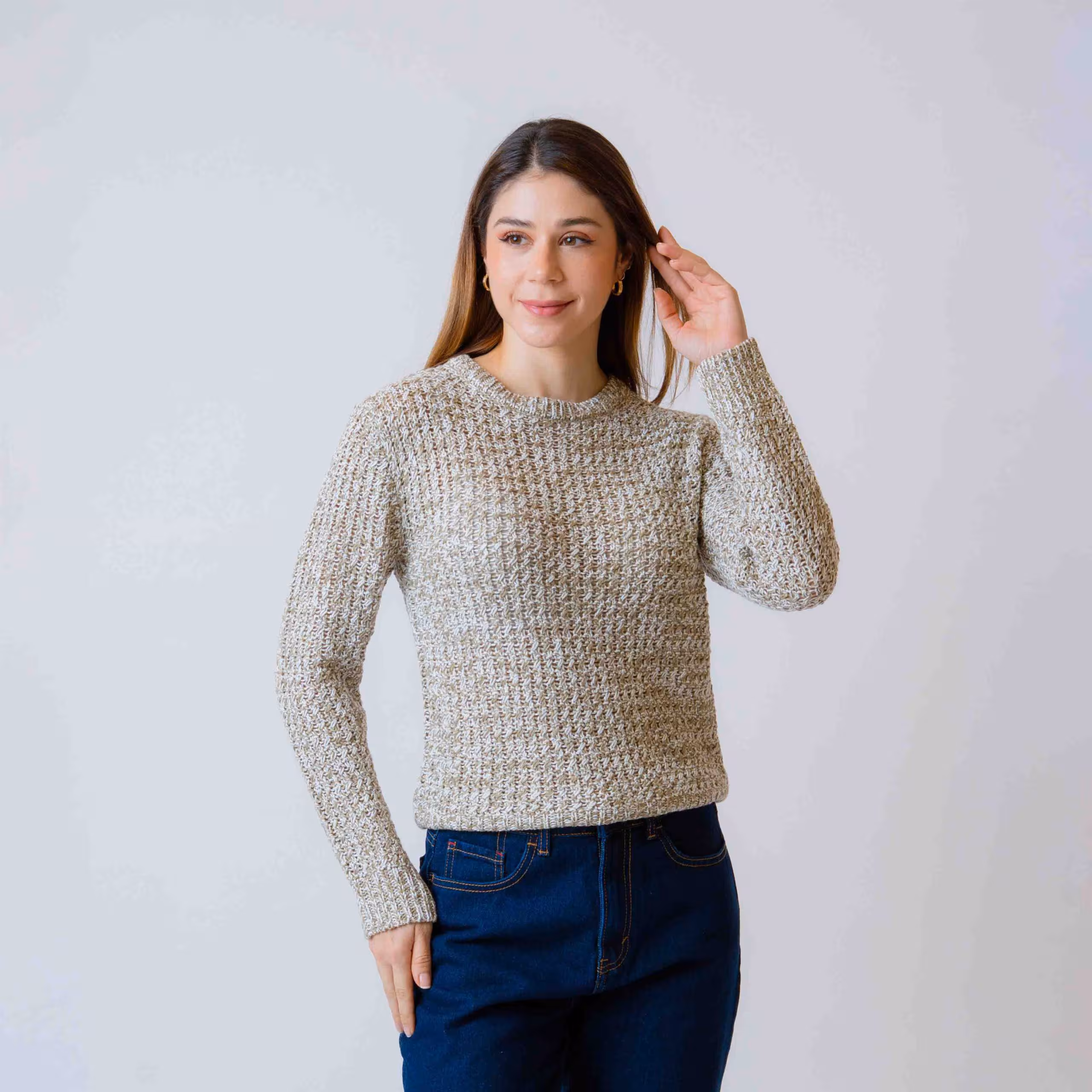 SWEATER TEJIDO ESCOTE BASE