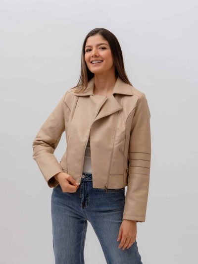 CHAQUETA BIKER ECO CUERO