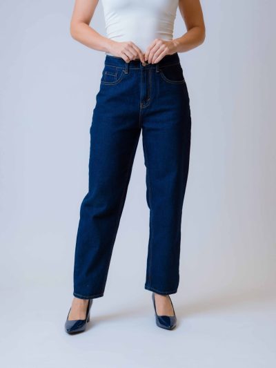 JEANS BARREL TIRO ALTO