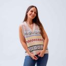 CHALECO CON JACQUARD