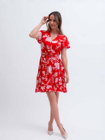 VESTIDO M/C ESTAMPADO