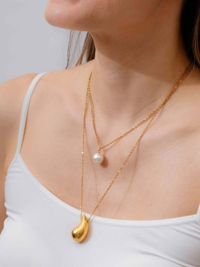 COLLAR DOBLE CADENA CON DIJES