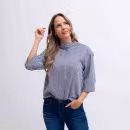 CAMISA M3/4 RAYADA