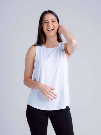 TOP CUELLO REDONDO