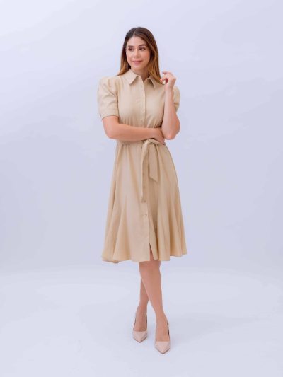 VESTIDO M/C CAMISERO