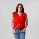 Blusa M/C Perforada