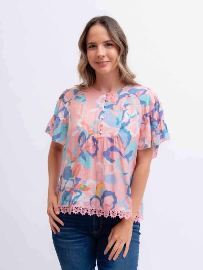 BLUSA M/C ESTAMPADA