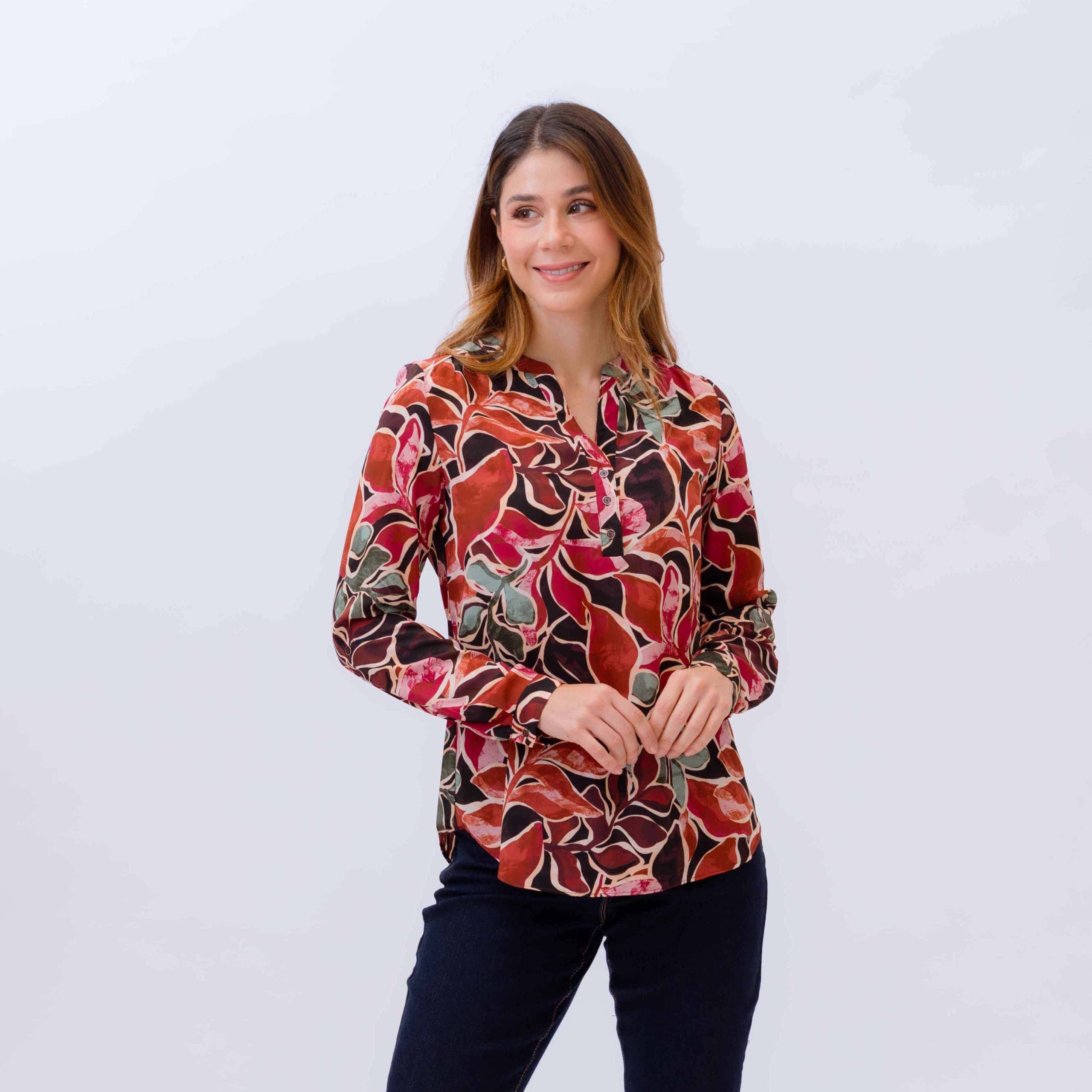BLUSA ML ESTAMPADA