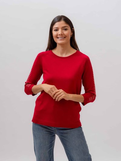 BLUSA M/L TEJIDA