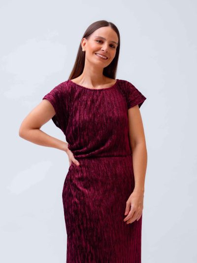 VESTIDO S/M HILO BRILLANTE