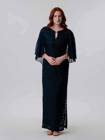 Vestido  M/Vuelos Hilo Brillante