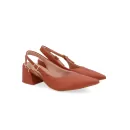 SLINGBACK EM COURO
