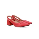 SLINGBACK EM COURO