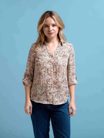CAMISERA M/L ESTAMPADA