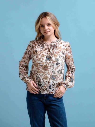 BLUSA M/L ESTAMPADA