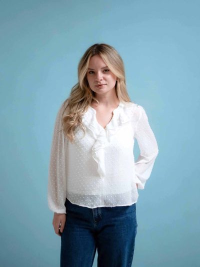 BLUSA M/L LUNARES