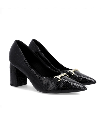SCARPIN EM COURO