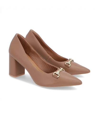 SCARPIN EM COURO