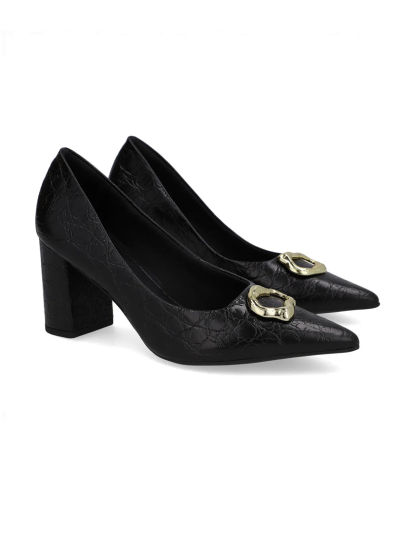 SCARPIN EM COURO