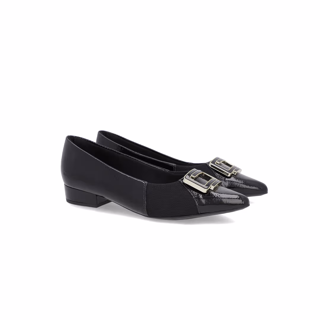 SCARPIN EM COURO