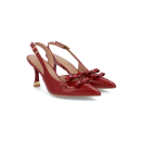 SLINGBACK EM COURO