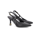 SLINGBACK EM COURO TEXTURA