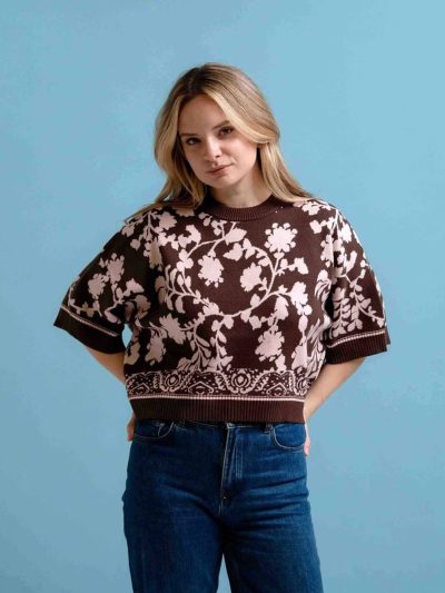 SUETER  M/C TEJIDO ESTAMPADO