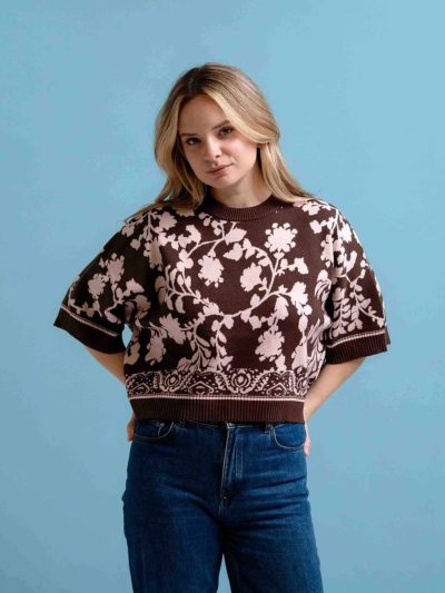 SUETER  M/C TEJIDO ESTAMPADO