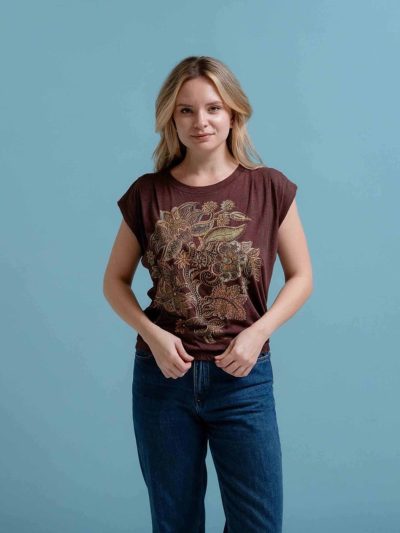 BLUSA M/C ESTAMPADA