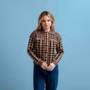CHAQUETA TEJIDA RAYADA