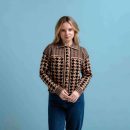 CHAQUETA TEJIDA RAYADA