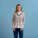 SUETER CAMISA M/L RAYADO