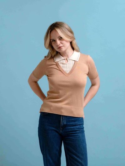 BLUSA M/C TEJIDA