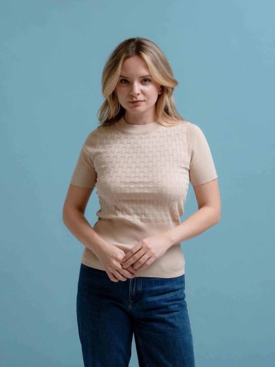 BLUSA M/C TEJIDA